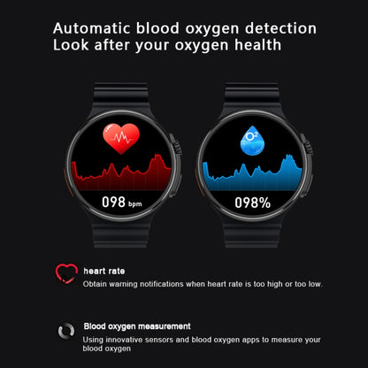 La montre intelligente à écran rond TFT V3 Ultra Max 1,6 pouces prend en charge les appels vocaux / la surveillance de l'oxygène sanguin