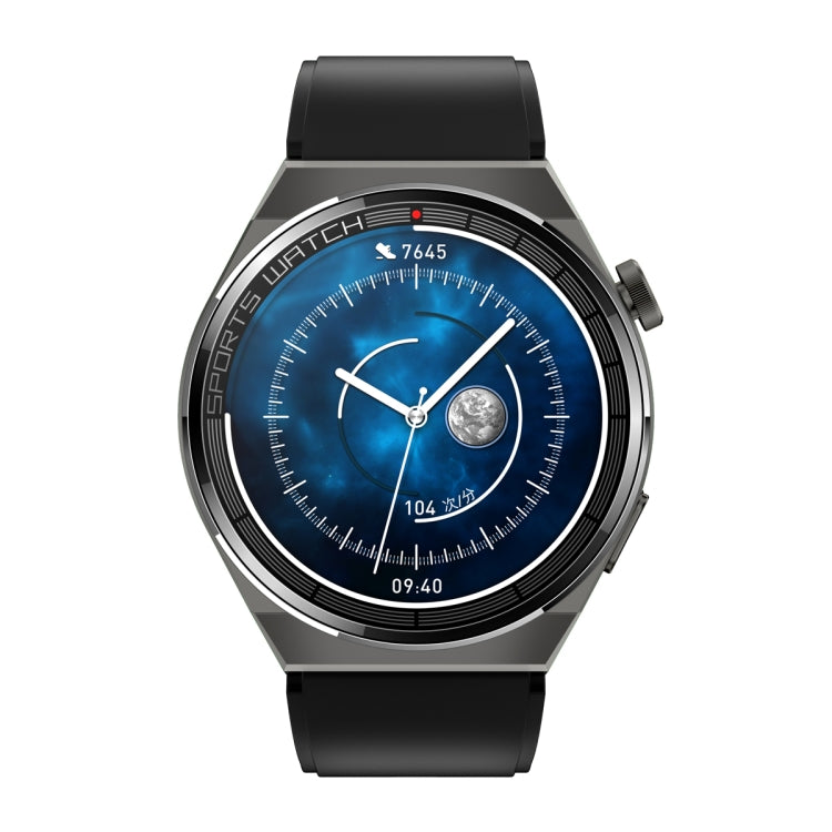 KT62 La montre intelligente à écran rond TFT de 1,36 pouce prend en charge les appels Bluetooth / la surveillance de l'oxygène sanguin, Silicone Strap, Leather Strap, Steel Strap