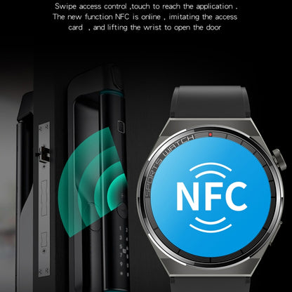 KT62 La montre intelligente à écran rond TFT de 1,36 pouce prend en charge les appels Bluetooth / la surveillance de l'oxygène sanguin, Silicone Strap, Leather Strap, Steel Strap