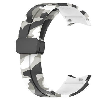 Bracelet de montre en silicone camouflage à fermoir magnétique, For Samsung Galaxy Watch5 / 5 Pro / Watch 4 / 4 Classic