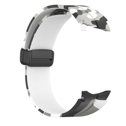 Bracelet de montre en silicone camouflage à fermoir magnétique, For Samsung Galaxy Watch5 / 5 Pro / Watch 4 / 4 Classic