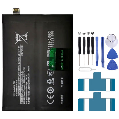 Remplacement de la batterie, BLP845, BLP861, BLP785