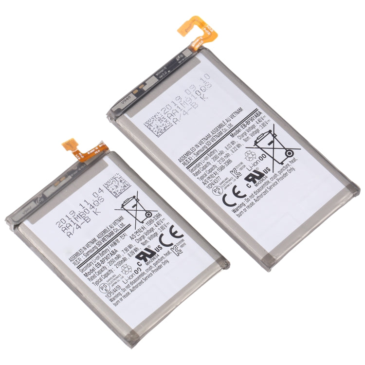 Remplacement de la batterie, EB-BF907ABA EB-BF901ABA, EB-BF900ABU EB-BF901ABU, EB-BF723ABU EB-BF724ABU, EB-BF711ABY EB-BF712ABY, EB-BF707ABY EB-BF708ABY