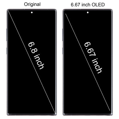 Ensemble complet de numériseur d'écran LCD OLED avec cadre