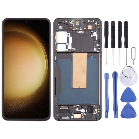 Écran LCD OLED pour assemblage complet de numériseur avec cadre, For Samsung Galaxy S23+ 5G SM-S916B, For Samsung Galaxy S22 Ultra 5G SM-S908B (EU Version), For Samsung Galaxy S21+ 5G SM-G996B, For Samsung Galaxy S20+ 4G/5G SM-G985/986�����������������...