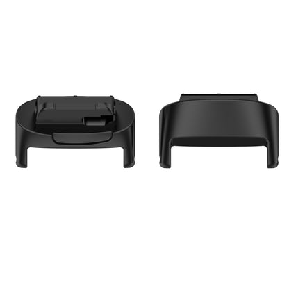 1 paire de connecteurs de bracelet de montre en métal en acier inoxydable, For Fitbit Inspire 3