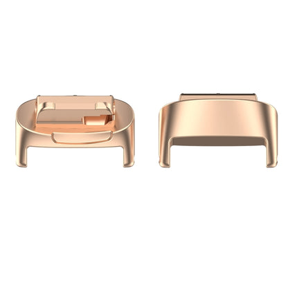 1 paire de connecteurs de bracelet de montre en métal en acier inoxydable, For Fitbit Inspire 3