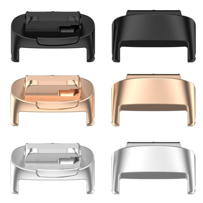 1 paire de connecteurs de bracelet de montre en métal en acier inoxydable, For Fitbit Inspire 3