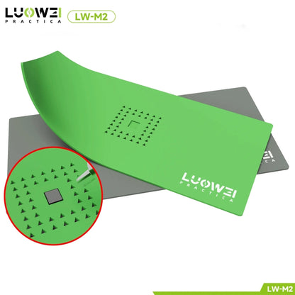 Plate-forme de plantation d'étain de tampon de silicone de réparation de microscope multifonction Luowei LW-M2