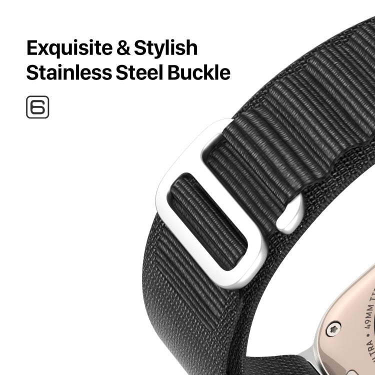 Bracelet de montre à boucle en nylon DUX DUCIS série GS, For Apple Watch Ultra 49mm, For Apple Watch SE 2023 44mm, For Apple Watch SE 2023 40mm, For Apple Watch Ultra 2 49mm, For Apple Watch SE 2022 40mm, For Apple Watch Series 9 45mm                  ...