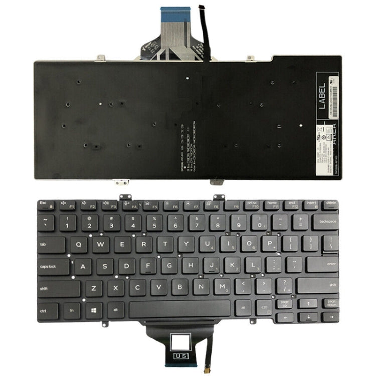 Clavier rétroéclairé version américaine, For Dell Latitude 7400 / E7400 / L3400 / 5400, For Dell Vostro 5310 / 5320