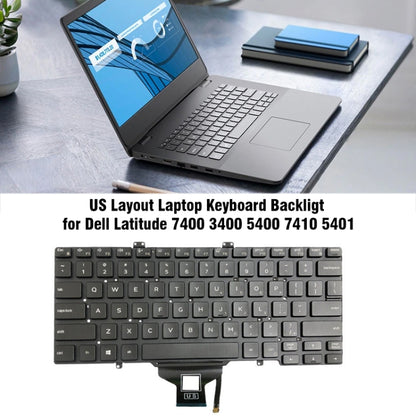 Clavier rétroéclairé version américaine, For Dell Latitude 7400 / E7400 / L3400 / 5400, For Dell Vostro 5310 / 5320