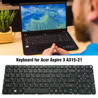 Clavier version américaine, For Acer Aspire 3 A315-21 / A315-31