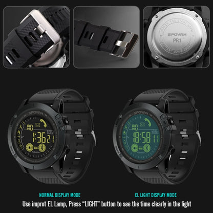 SPOVAN PR1 Montre intelligente Bluetooth lumineuse étanche extérieure
