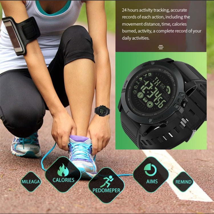 SPOVAN PR1 Montre intelligente Bluetooth lumineuse étanche extérieure
