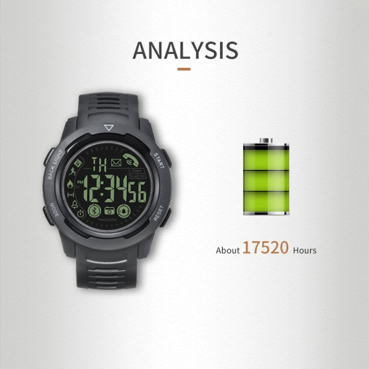 SPOVAN PR3 Montre de sport intelligente Bluetooth étanche pour l'extérieur
