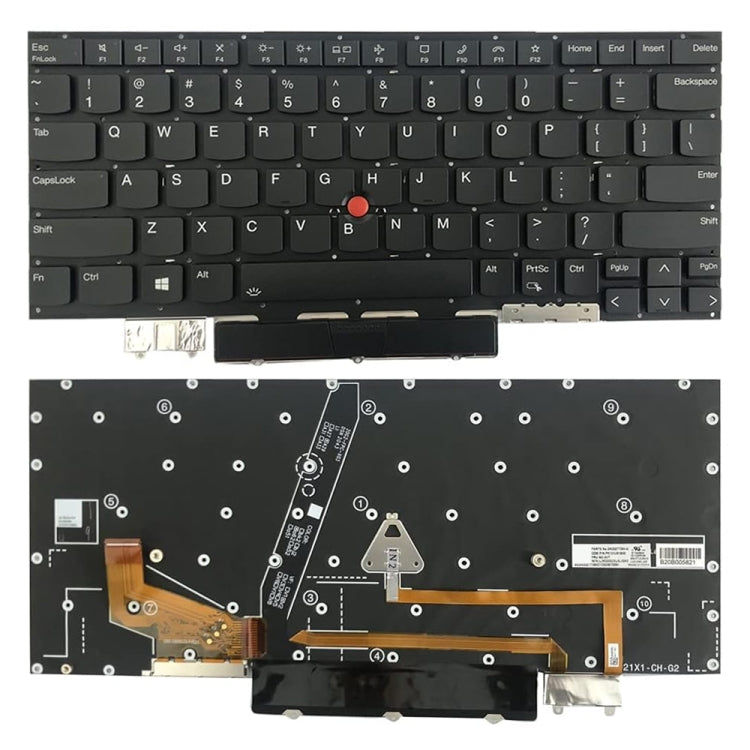 Clavier rétroéclairé pour ordinateur portable version américaine