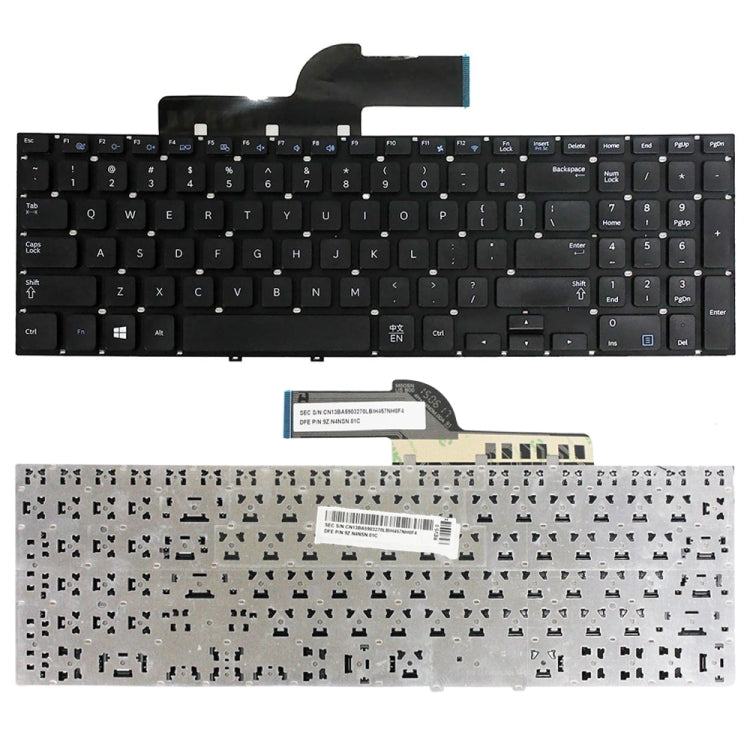 Clavier d'ordinateur portable version américaine, For Samsung NP300E5E / NP350E5C