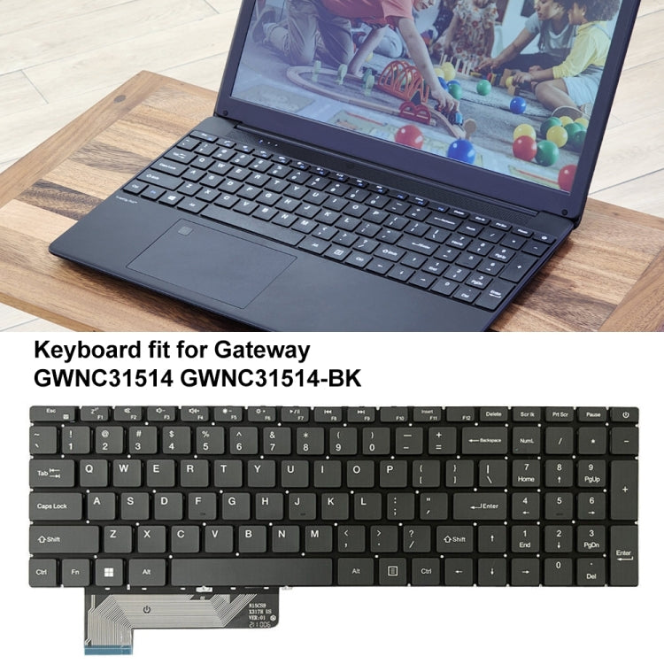 Clavier d'ordinateur portable version américaine, For Gateway GWNC31514 N15CS9/X317H
