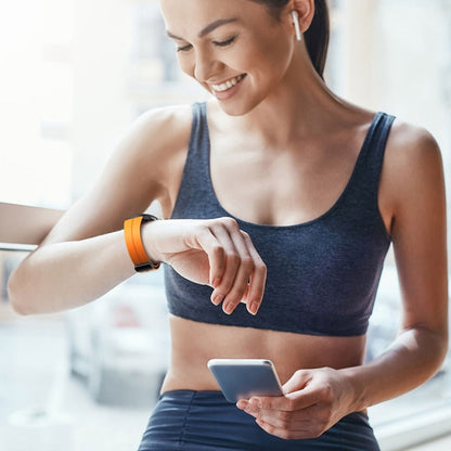 Bracelet de montre en silicone à boucle déployante magnétique bicolore, For Samsung Galaxy Watch 6 / 6 Classic