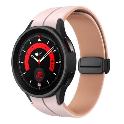 Bracelet de montre en silicone à boucle déployante magnétique bicolore, For Samsung Galaxy Watch 6 / 6 Classic