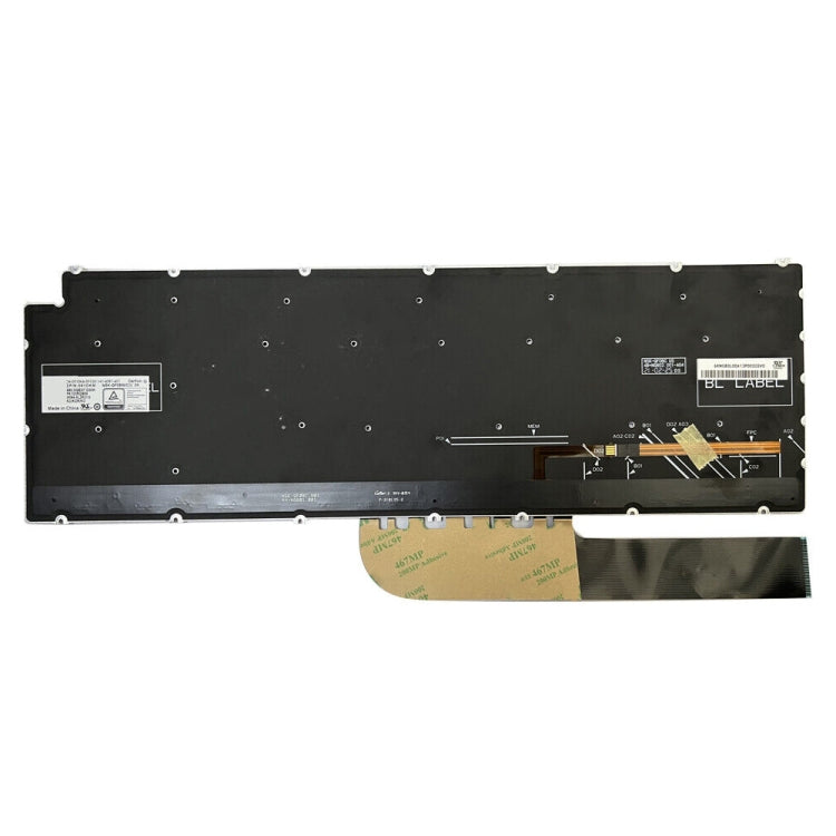 Clavier d'ordinateur portable rétroéclairé version américaine, For Dell Inspiron 15 7590 / 7791 / 5584