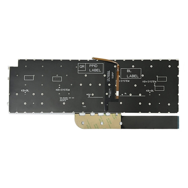 Clavier d'ordinateur portable rétroéclairé version américaine, For Dell Inspiron 15-3511 3515 5510 7510 16-7610, For Dell Vostro 5310 5320 5410 Latitude 3320 3420, For Dell Latitude 5520 5521 Precision 3560 3561, For Dell Latitude 7300 5300 5200       ...