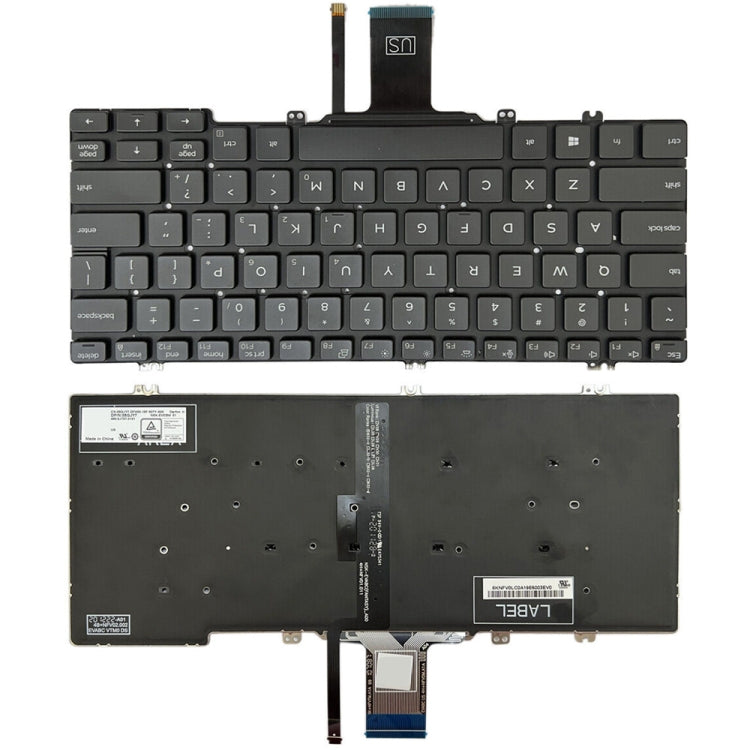 Clavier d'ordinateur portable rétroéclairé version américaine, For Dell Inspiron 15-3511 3515 5510 7510 16-7610, For Dell Vostro 5310 5320 5410 Latitude 3320 3420, For Dell Latitude 5520 5521 Precision 3560 3561, For Dell Latitude 7300 5300 5200       ...