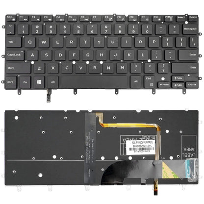 Clavier d'ordinateur portable rétroéclairé version américaine, For Dell Inspiron 15-3511 3515 5510 7510 16-7610, For Dell Vostro 5310 5320 5410 Latitude 3320 3420, For Dell Latitude 5520 5521 Precision 3560 3561, For Dell Latitude 7300 5300 5200       ...