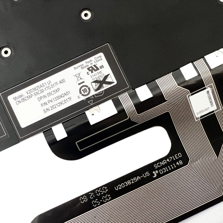 Clavier d'ordinateur portable rétroéclairé version américaine, For Dell Alienware x15 R2 / R1