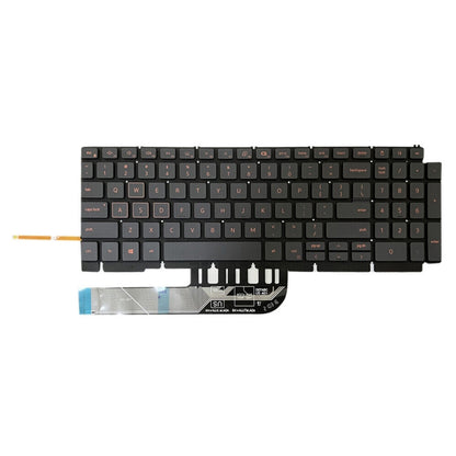 Clavier d'ordinateur portable rétroéclairé orange version américaine