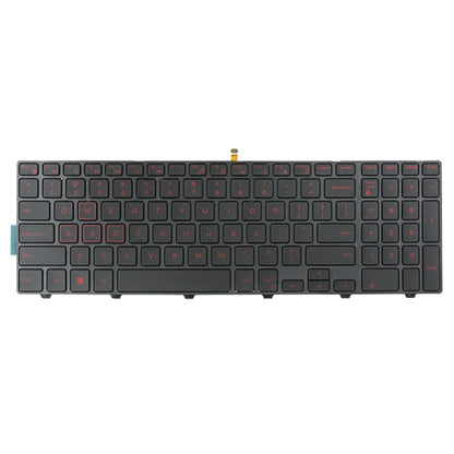 Clavier d'ordinateur portable rétroéclairé, For Dell 15-9550 / 15-3000 / 15-5542