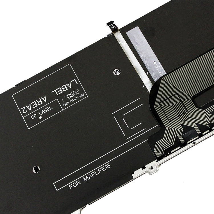 Clavier d'ordinateur portable rétroéclairé, For Dell 15-9550 / 15-3000 / 15-5542