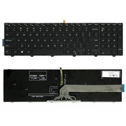 Clavier d'ordinateur portable rétroéclairé, For Dell 15-9550 / 15-3000 / 15-5542