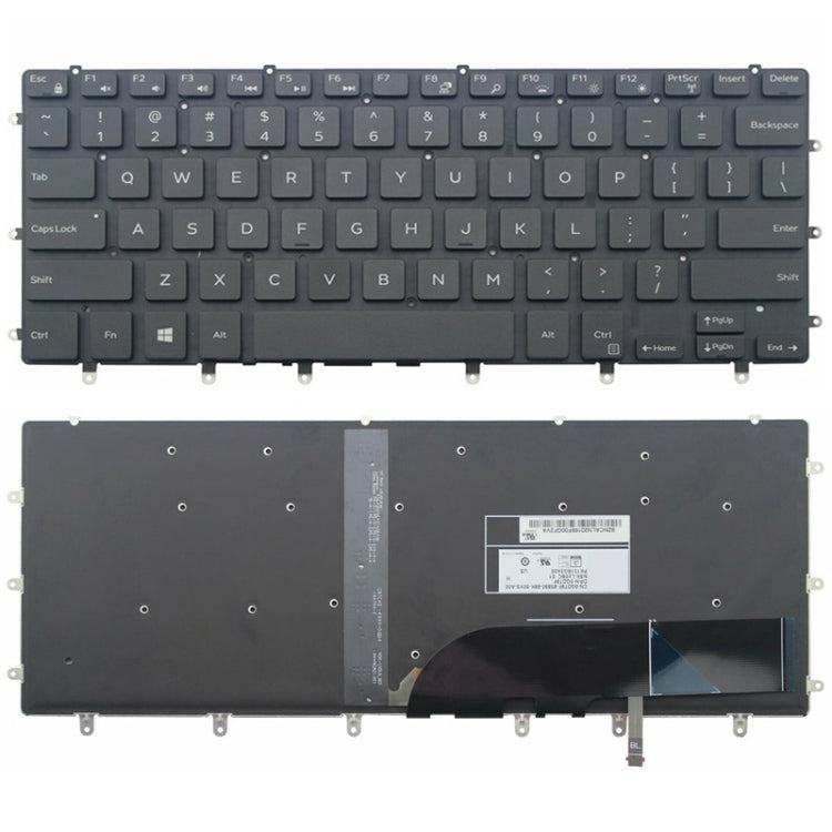 Clavier d'ordinateur portable version américaine, For Dell 5510 M5510 15-7558 7568 XPS 15-9550, For Dell Inspiron 15 3521 3531 15R 5521 5537
