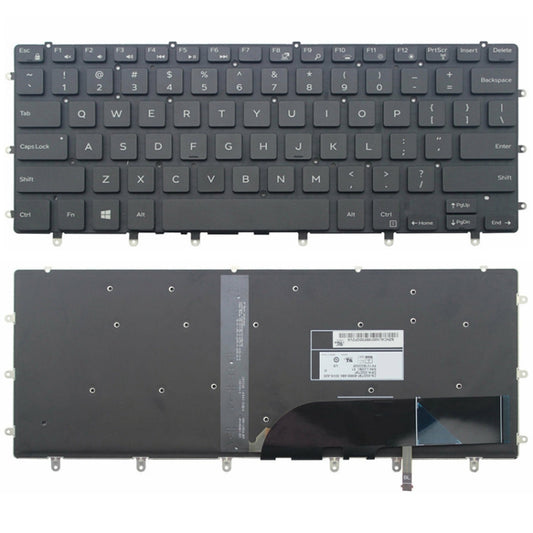 Clavier d'ordinateur portable version américaine, For Dell 5510 M5510 15-7558 7568 XPS 15-9550, For Dell Inspiron 15 3521 3531 15R 5521 5537