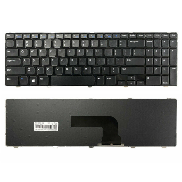 Clavier d'ordinateur portable version américaine, For Dell 5510 M5510 15-7558 7568 XPS 15-9550, For Dell Inspiron 15 3521 3531 15R 5521 5537