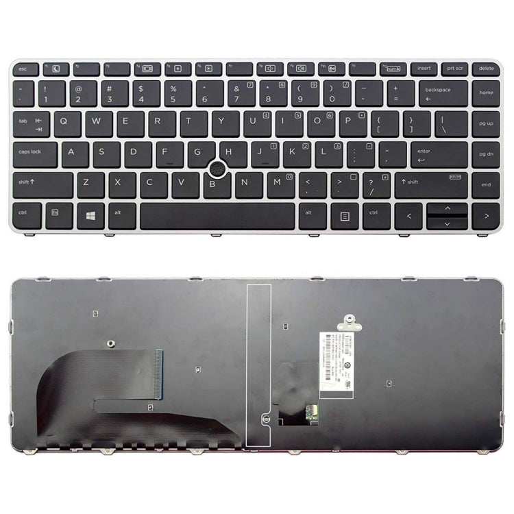 Clavier rétroéclairé pour ordinateur portable version américaine sans doigts