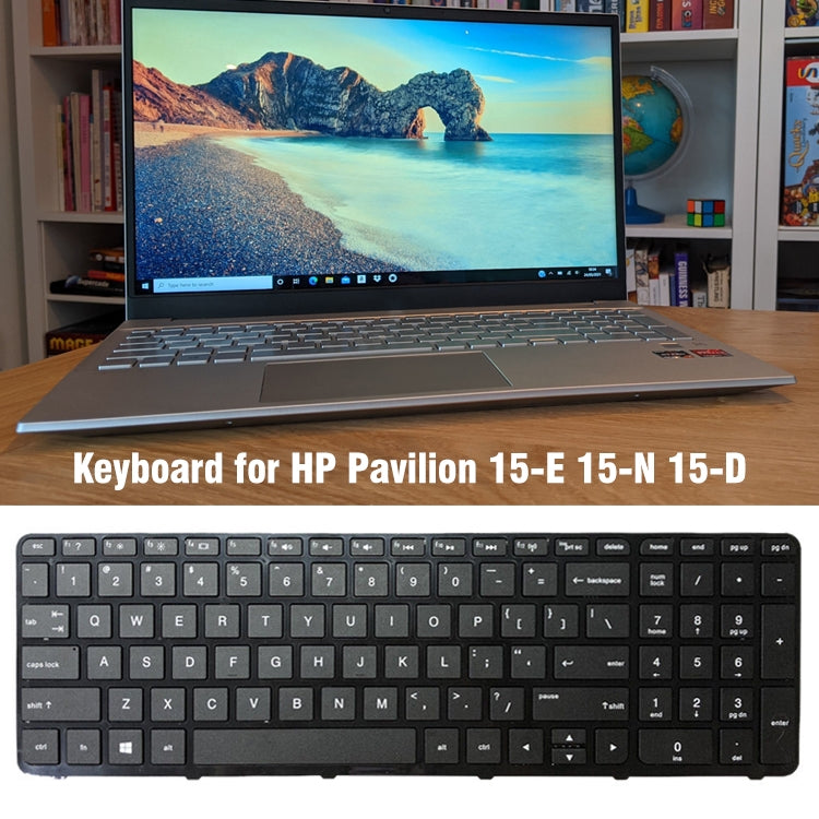 Clavier d'ordinateur portable avec cadre, For HP 15-E / 15-N / 15-D, For HP 17-e, For HP Envy4 4-1000