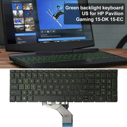 Clavier rétroéclairé pour ordinateur portable version américaine, For HP Pavilion Gaming 15-DK