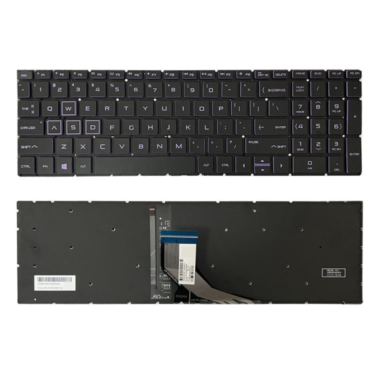 Clavier rétroéclairé pour ordinateur portable version américaine, For HP Pavilion Gaming 15-DK