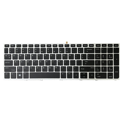 Clavier rétroéclairé pour ordinateur portable Silver Frame US Version