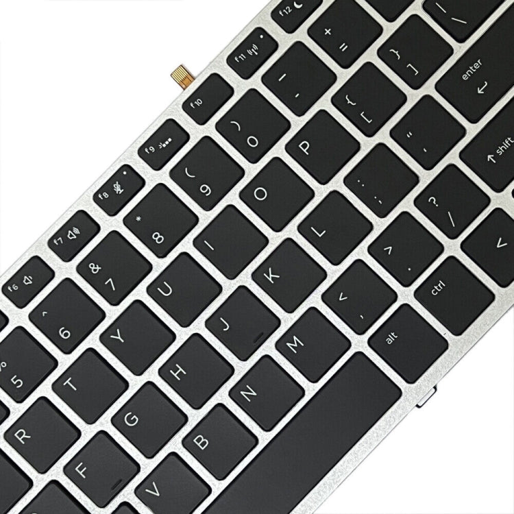 Clavier rétroéclairé pour ordinateur portable Silver Frame US Version