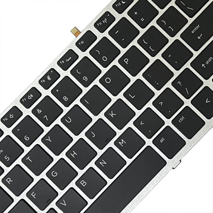 Clavier rétroéclairé pour ordinateur portable Silver Frame US Version