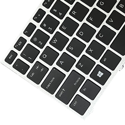 Clavier rétroéclairé pour ordinateur portable Silver Frame US Version