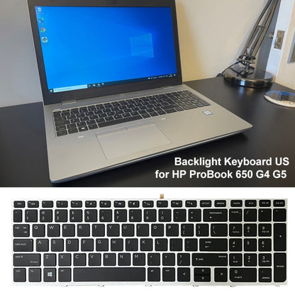 Clavier rétroéclairé pour ordinateur portable Silver Frame US Version