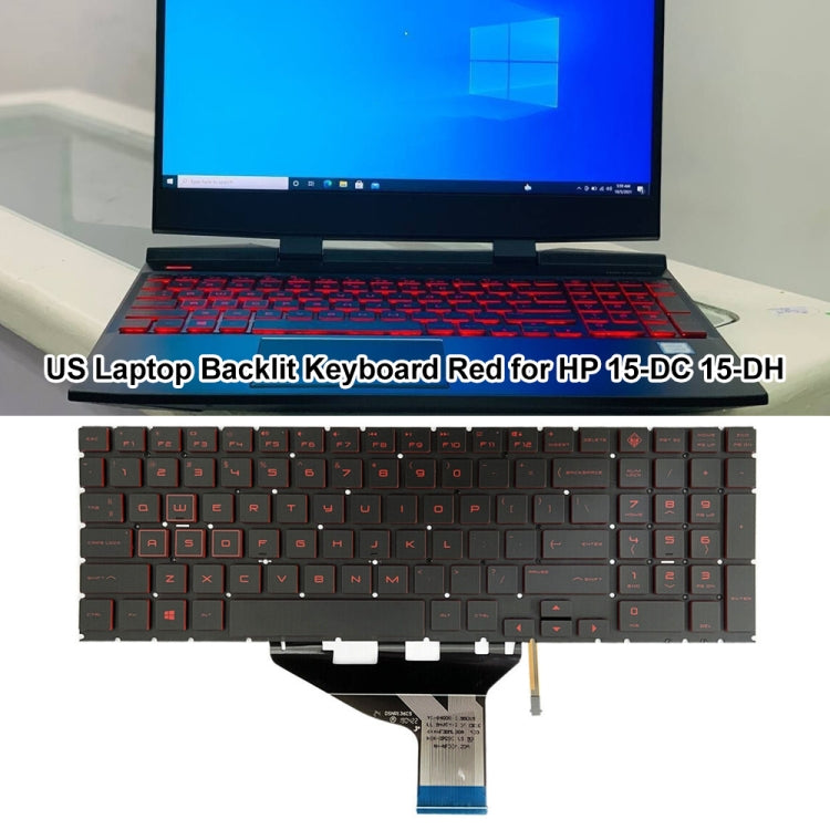 Clavier rétroéclairé pour ordinateur portable version US rouge