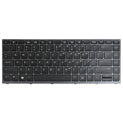 Clavier rétroéclairé pour ordinateur portable à cadre gris version US