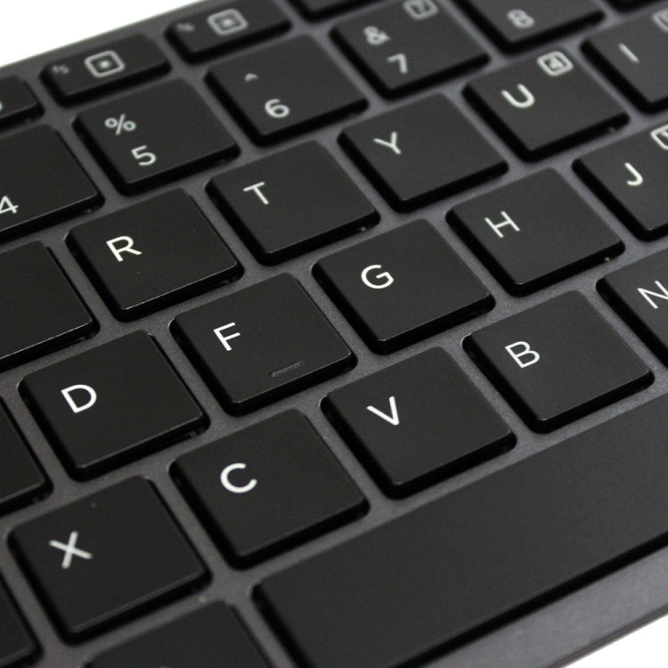 Clavier rétroéclairé pour ordinateur portable à cadre gris version US