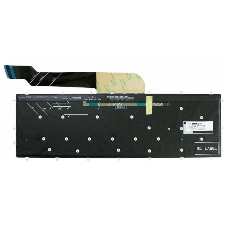 Clavier d'ordinateur portable, For Dell Inspiron 15-7566 / 17-7000 Series